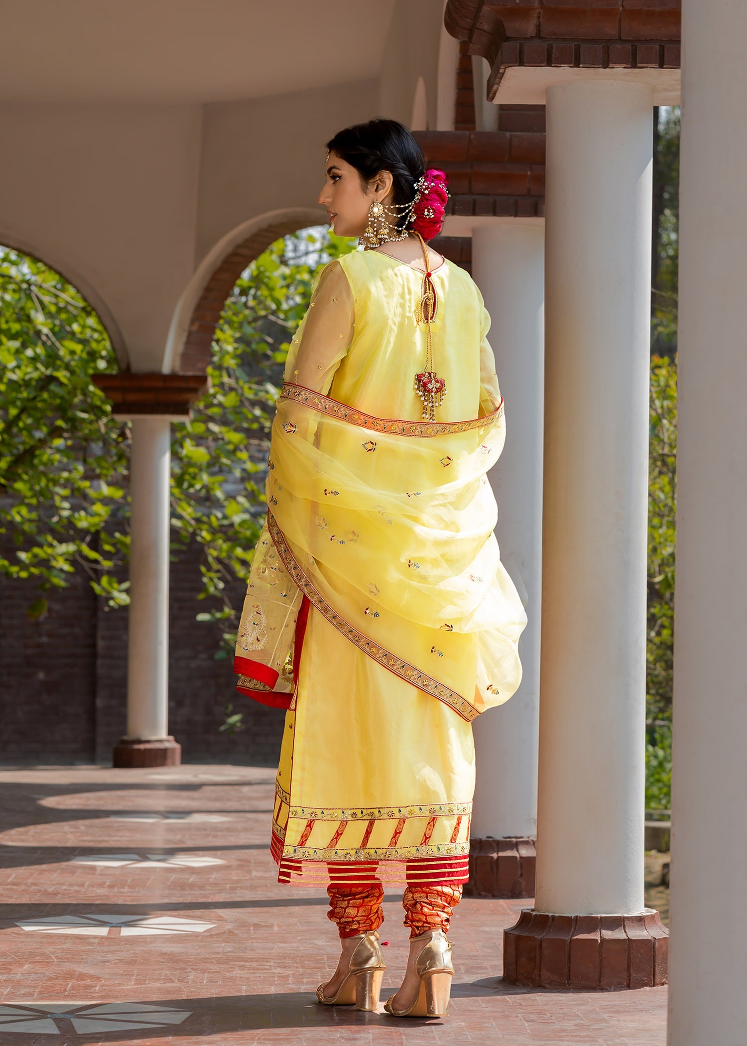 Eraj Hussain Adaa Yellow Women 4pcs