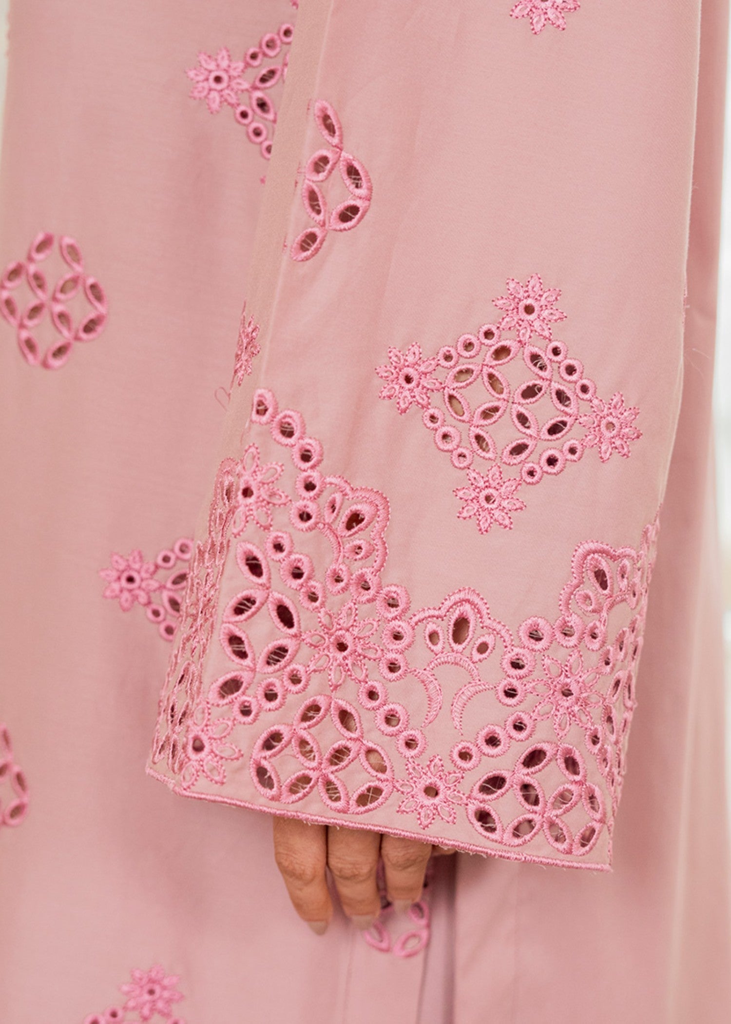 Kross Kulture Embroidered Cotton Silk Suit 01673 Women 2pcs