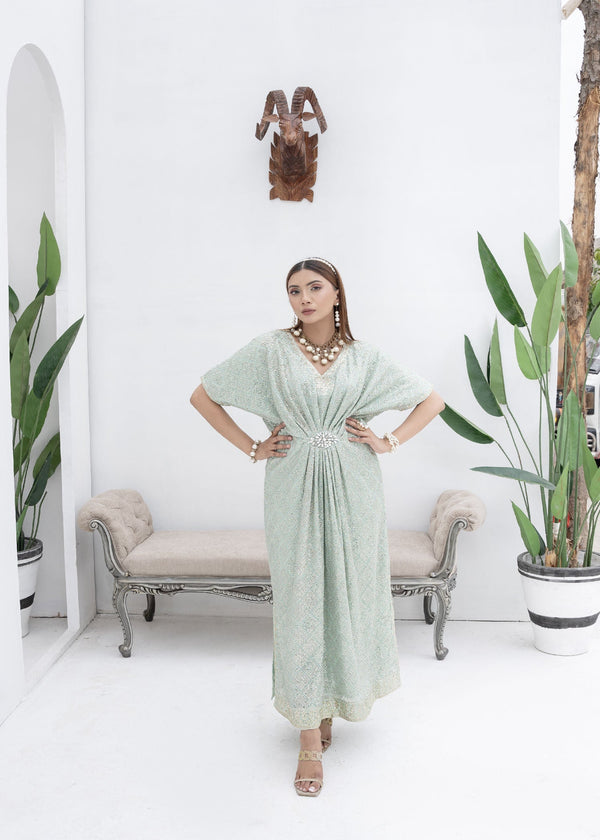 Manahils WA 03 PASTEL GREEN Women 2pcs