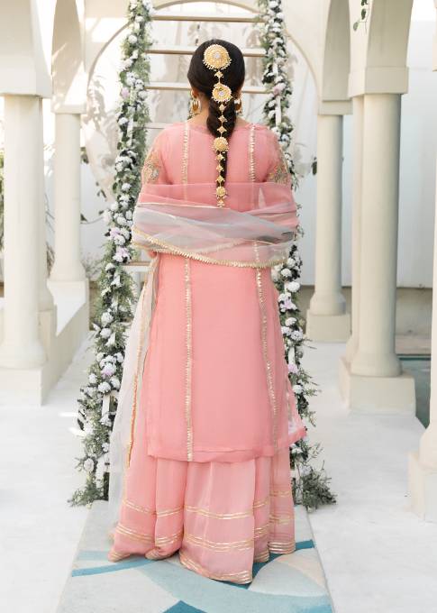 Hem Lotus Outfit Light Pink Women 4pcs