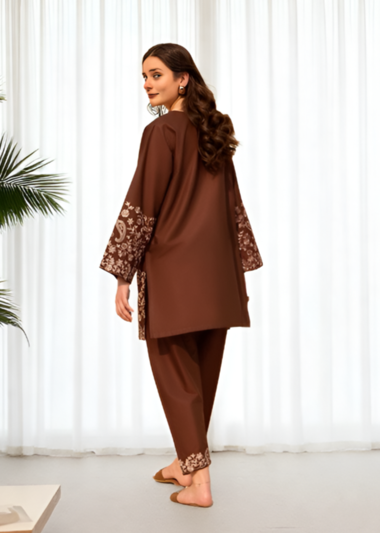 Tawakal Closet Brown Women 2pcs