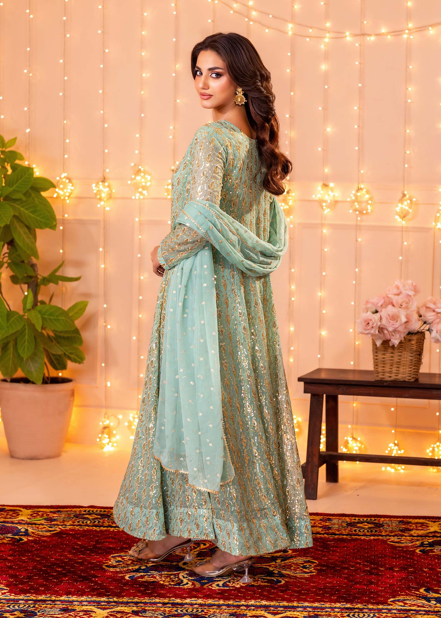 Ayesha Closet Shireen Gul Aqua Women 3pcs