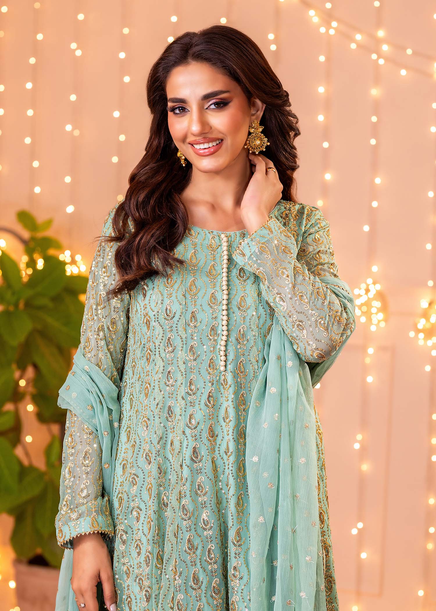 Ayesha Closet Shireen Gul Aqua Women 3pcs