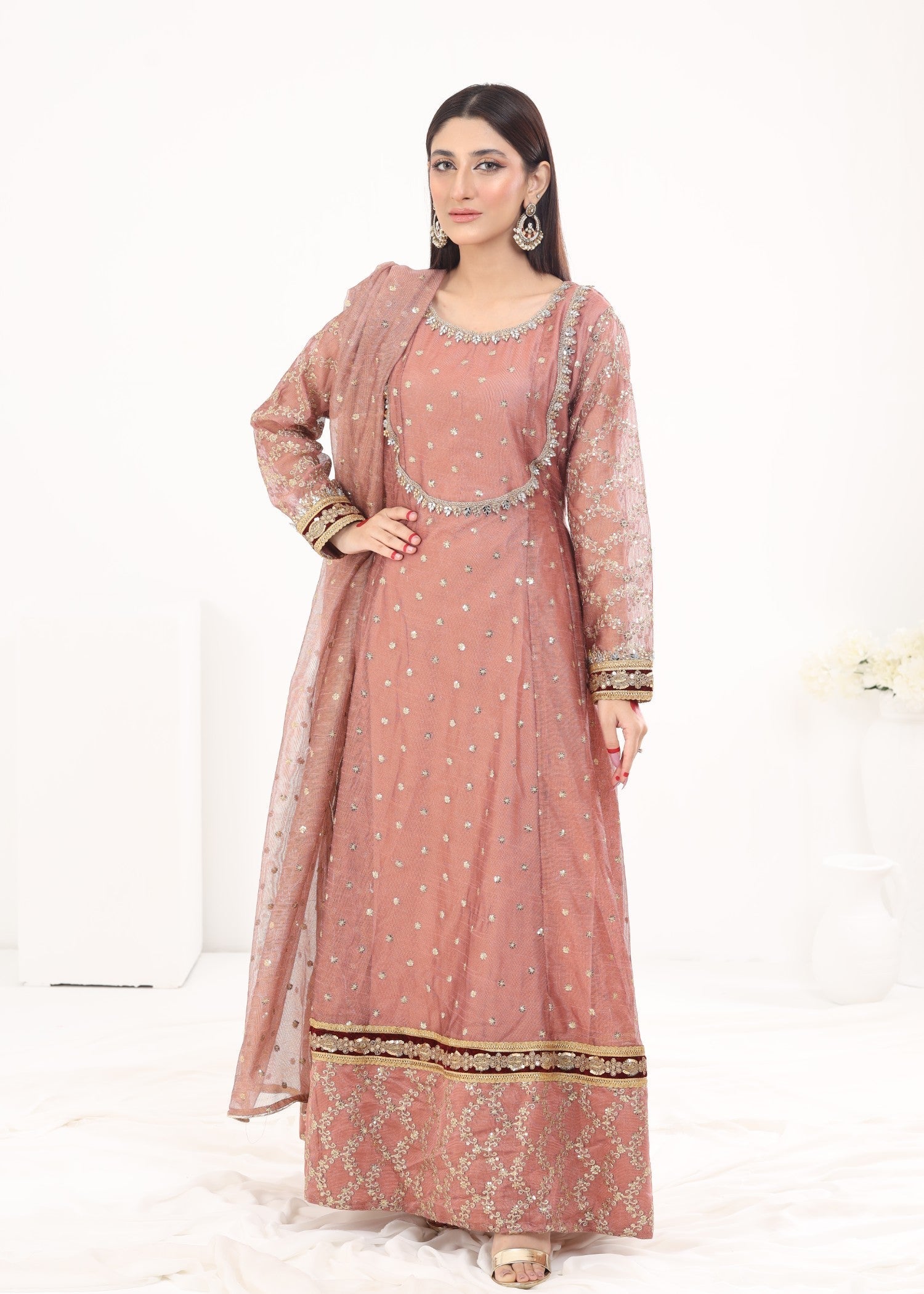 Rabya's Closet BARRERAH CORAL Women 3pcs