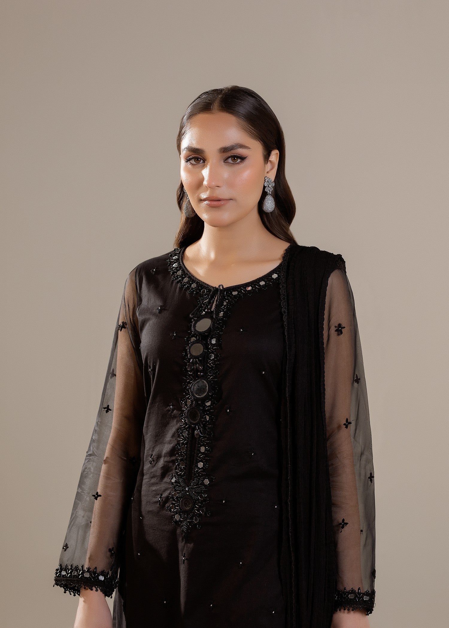 Khuda Baksh Creations Z 307 Black Women 3pcs