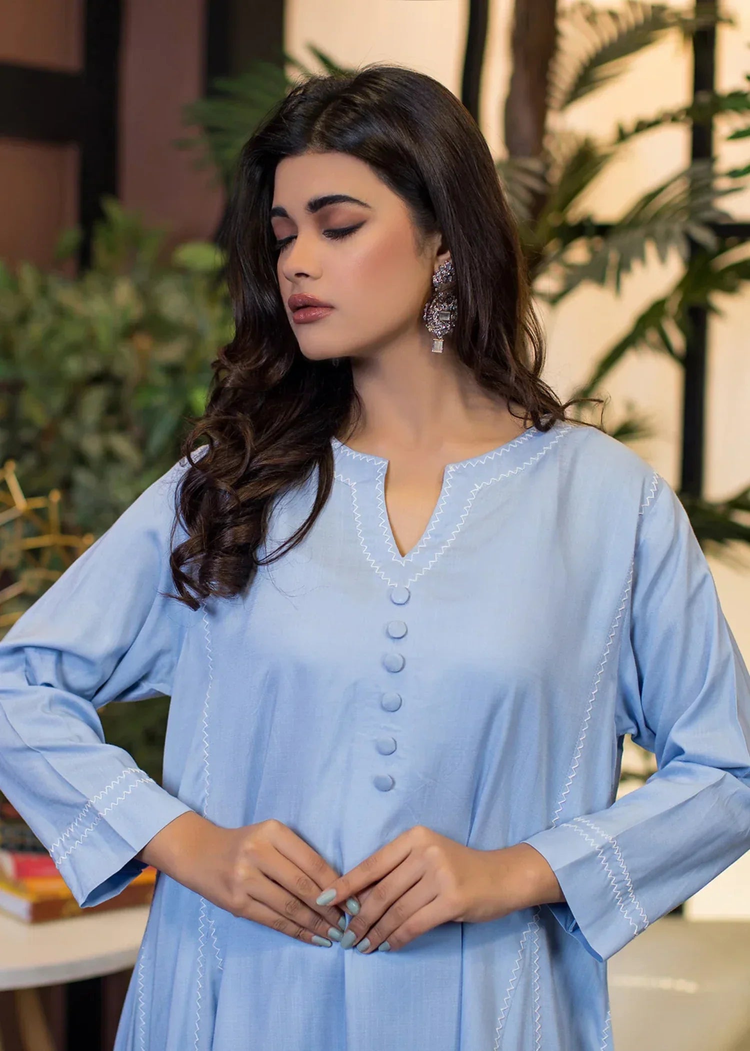 Urban Cut Cotton Zig Zag Style Women 1pcs