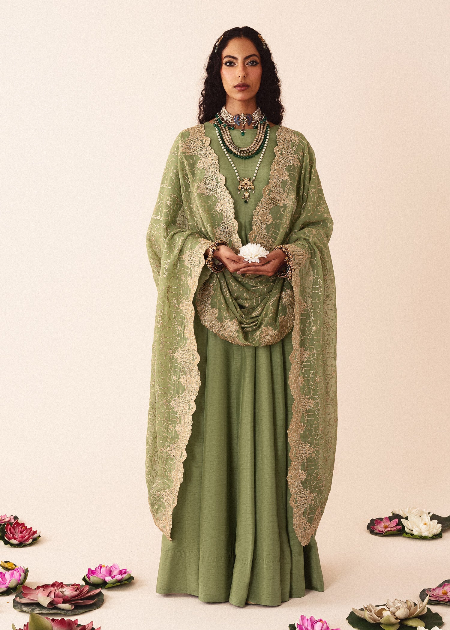 Rang-e-Haya Olivia (Olive green) Women 3pcs