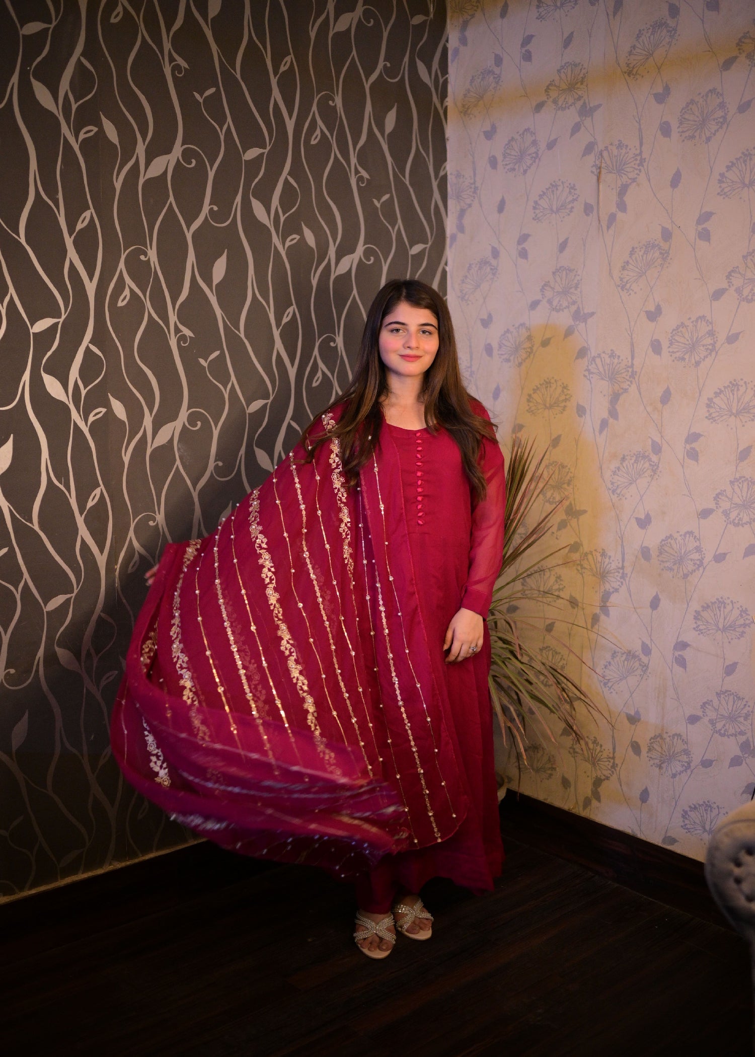 Four Season Boutique MUNAZZA FROK HOTPINK Women 3pcs