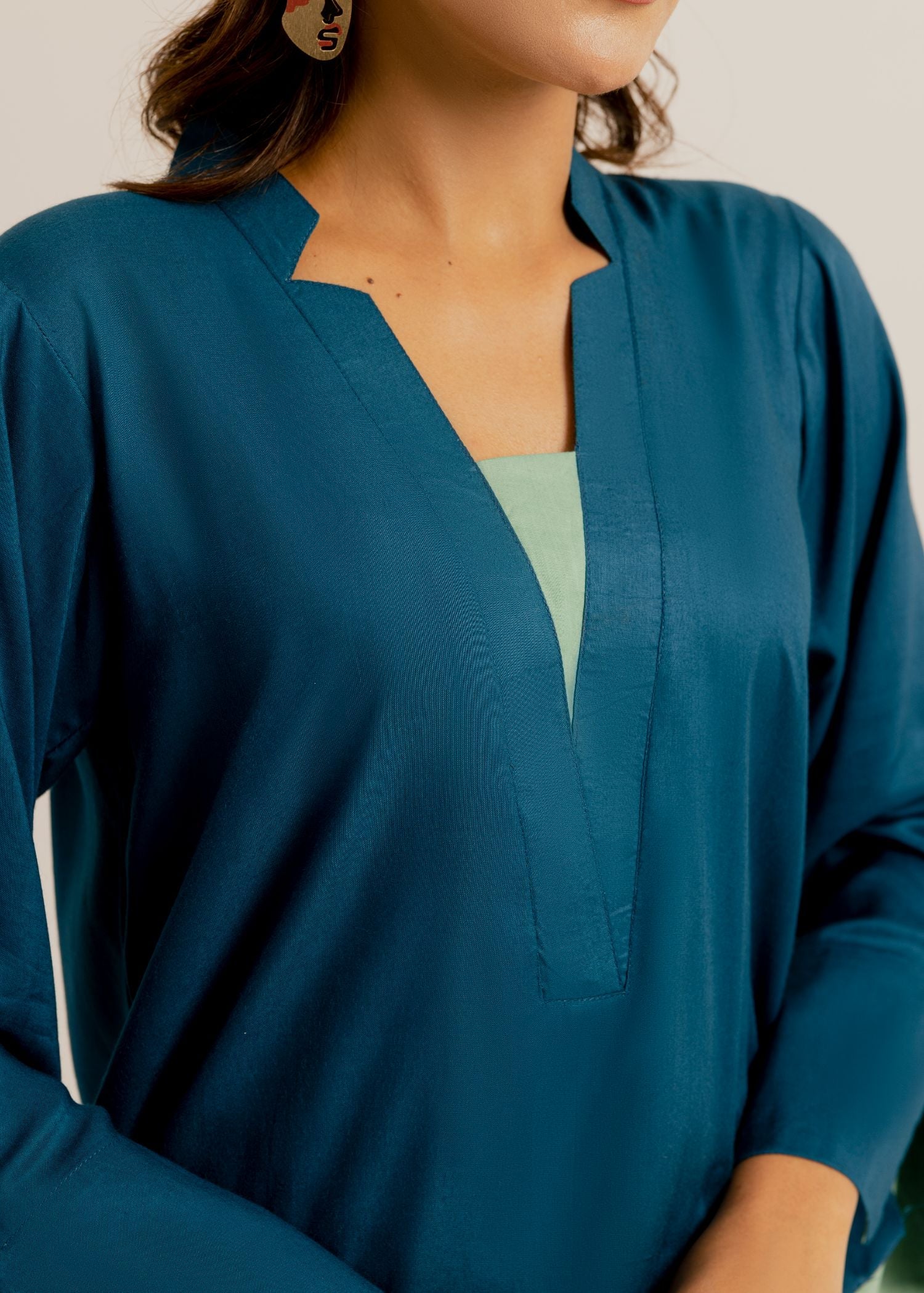 The Slay Wear Aqua Teal Set Women 2pcs