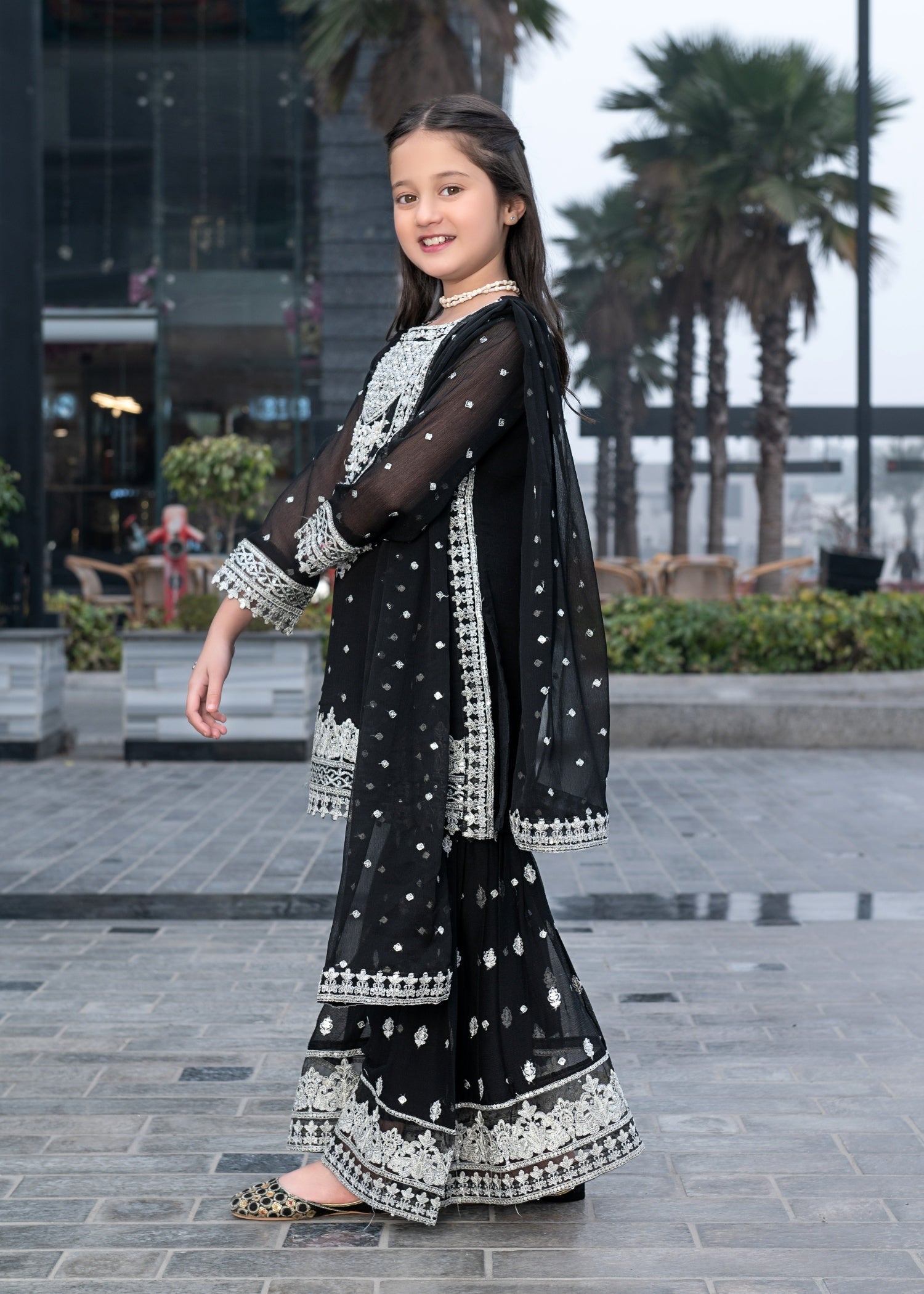 Ally's AL 3837 Kids black Women 3pcs