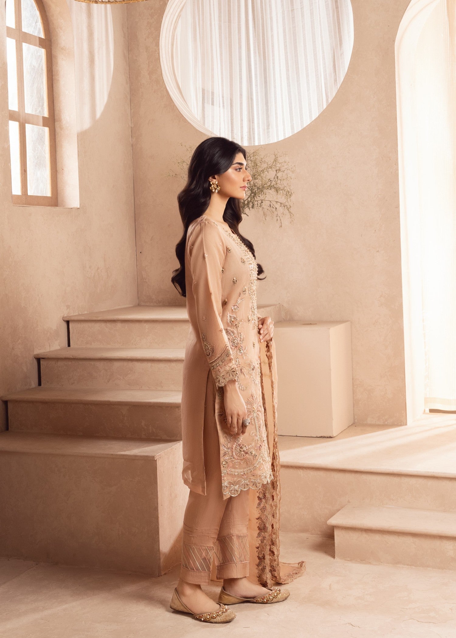 Zebaye Zareen US 536 peach Women 3pcs