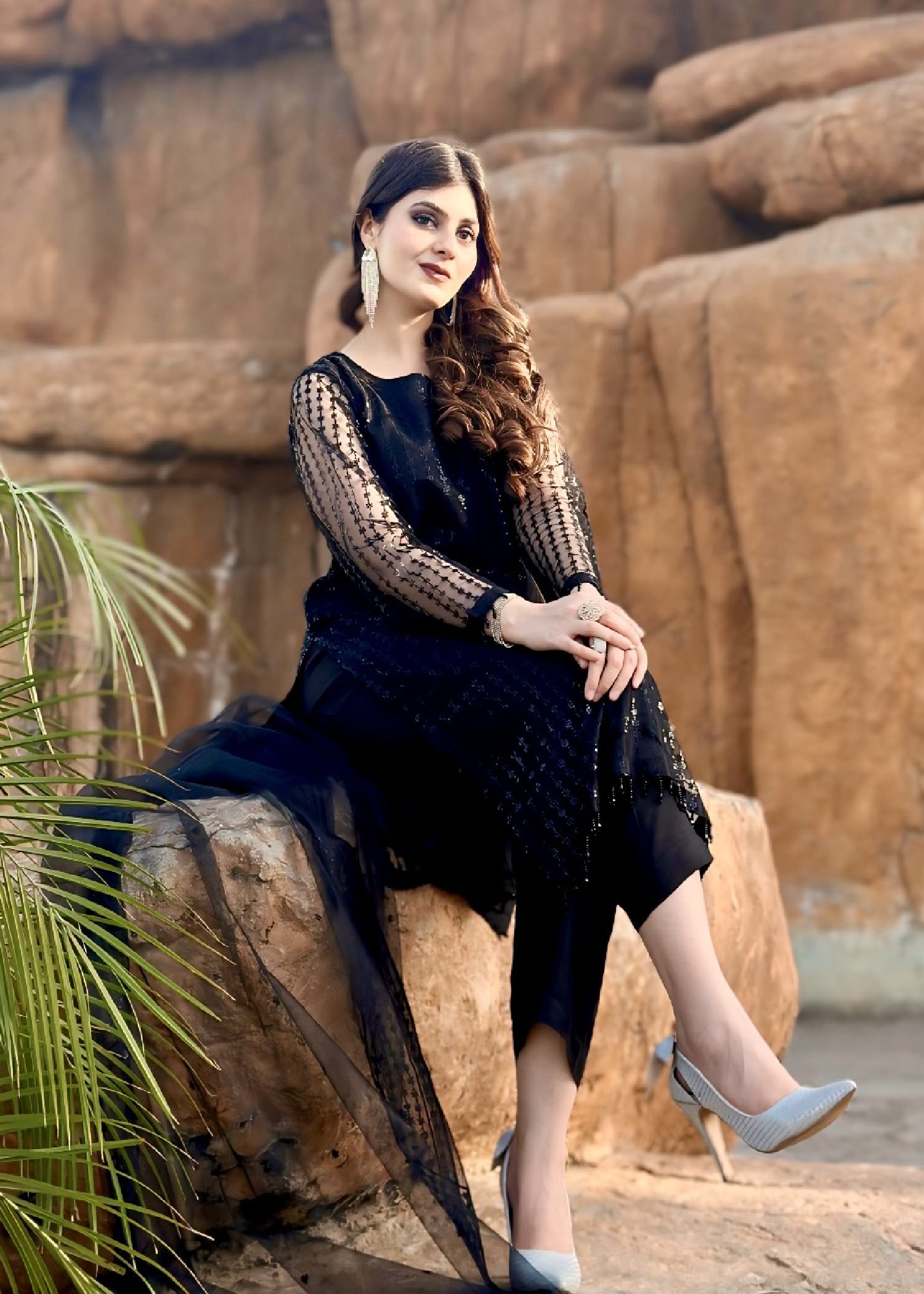 Laal Clothing LA 048 Black Women 3pcs