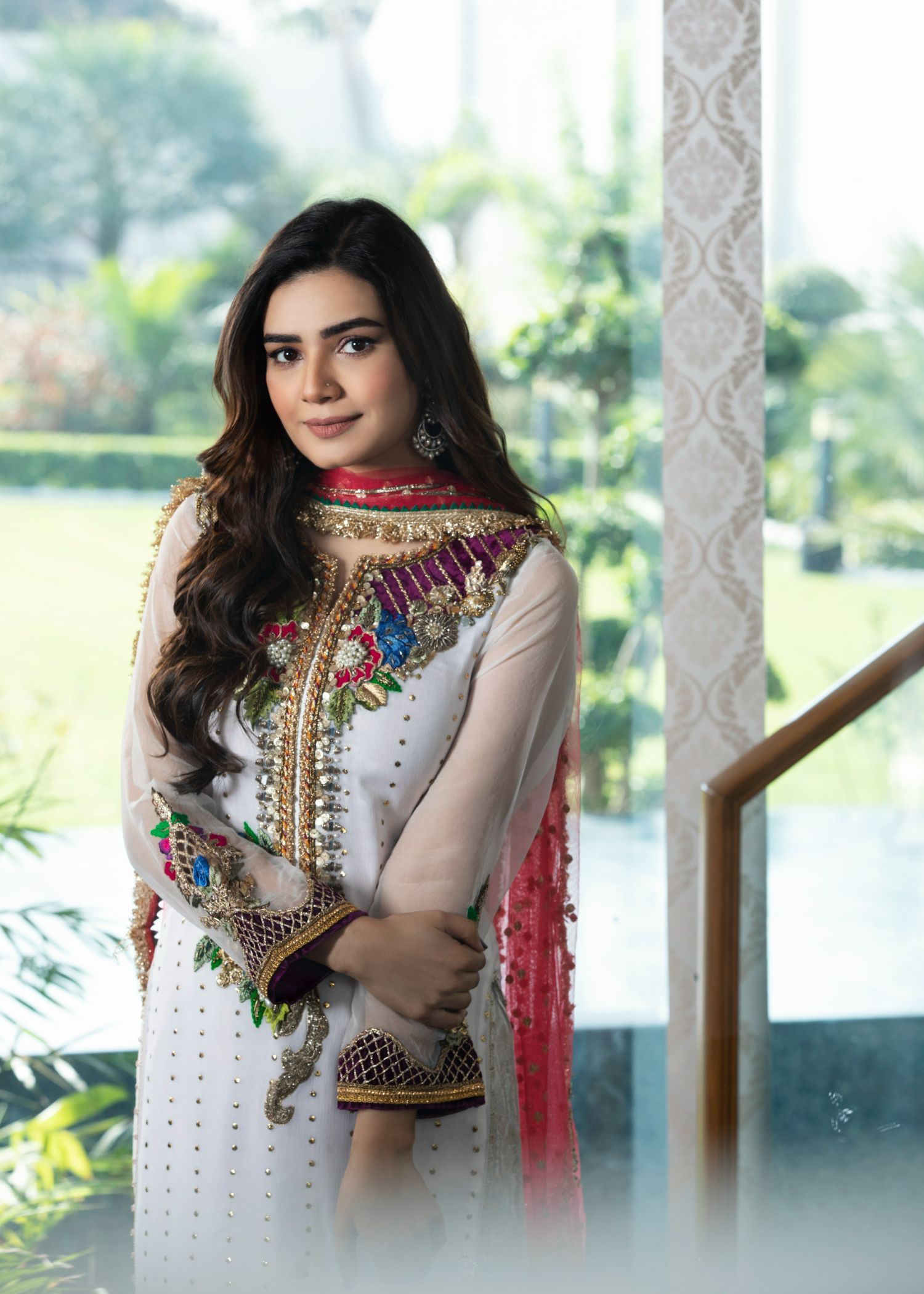 Khuda Baksh Creations Z 279 White Women 4pcs