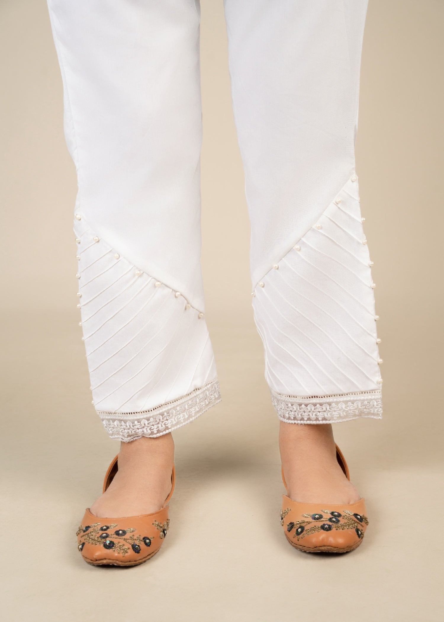Punkh Trouser CT 59 White Women 1pcs