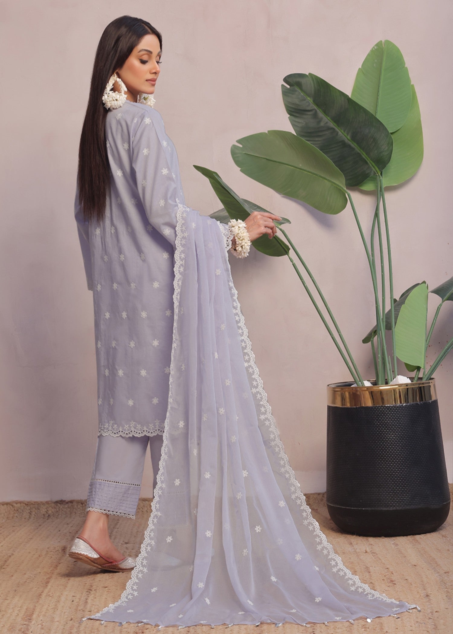 Kumash Textiles Light Lavender Women Stitched Women 3pcs