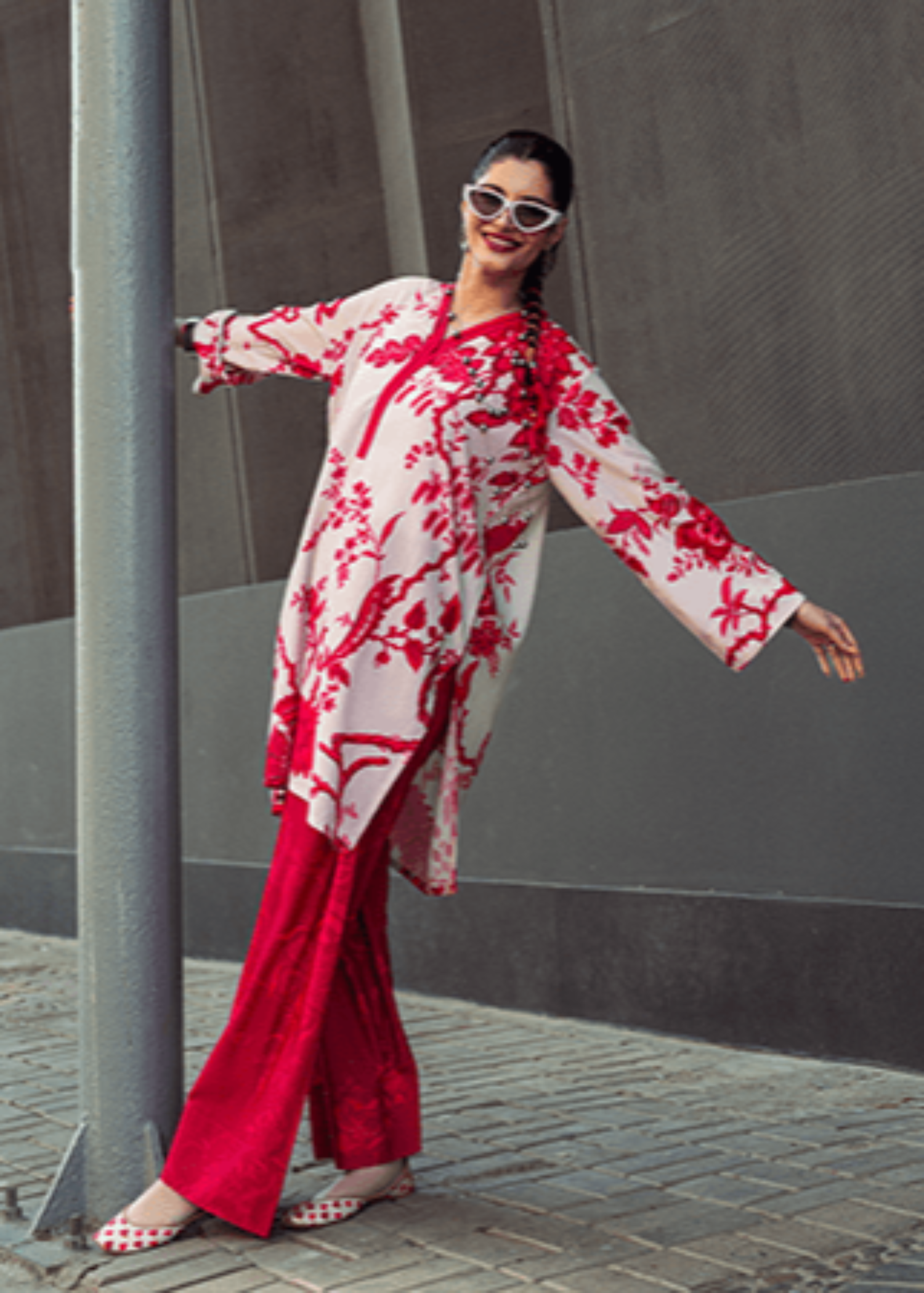 Kaanthaa Cherry Blossom – Stitched Women 2pcs