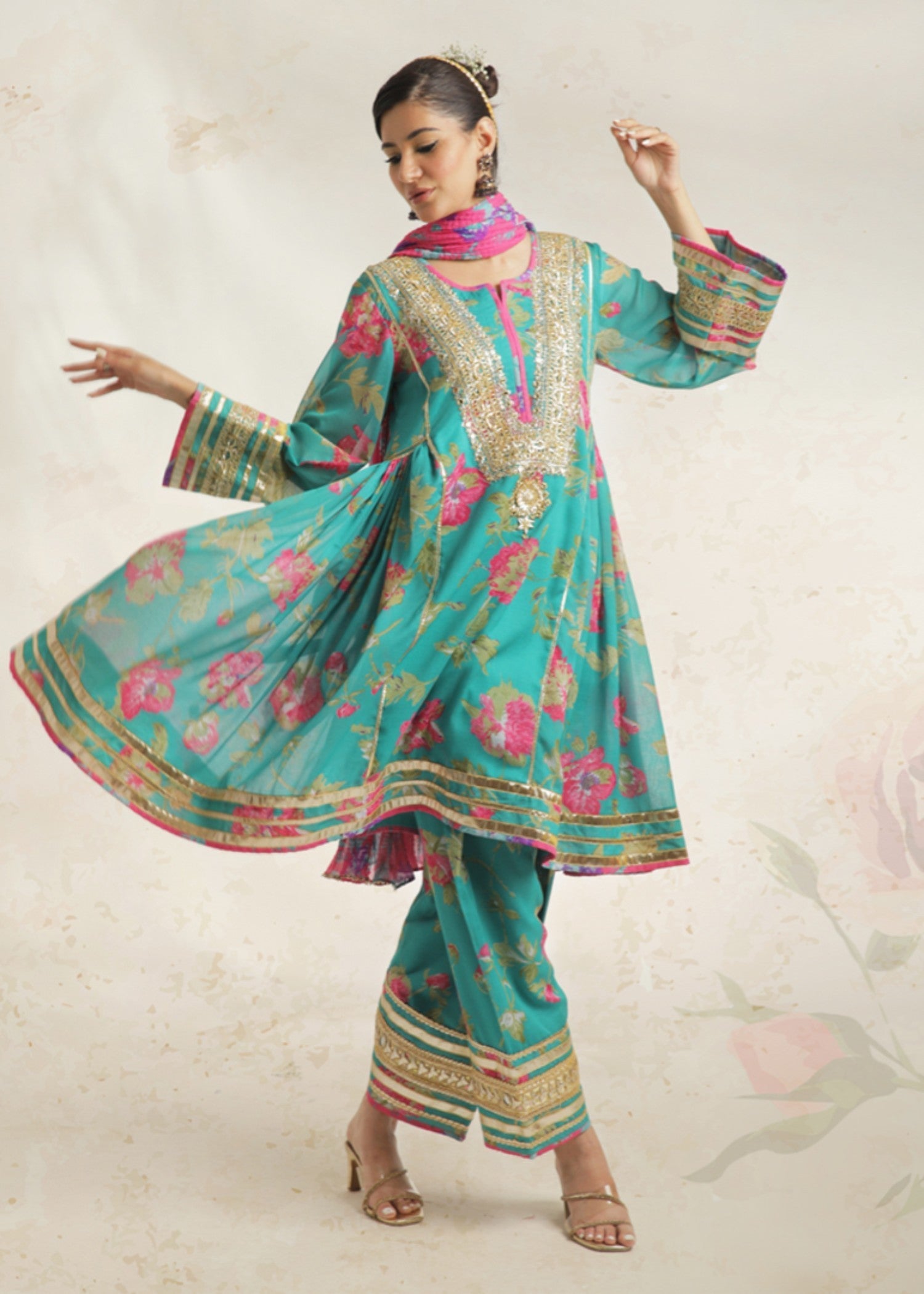 Gulenoor Bhopali Women 3pcs