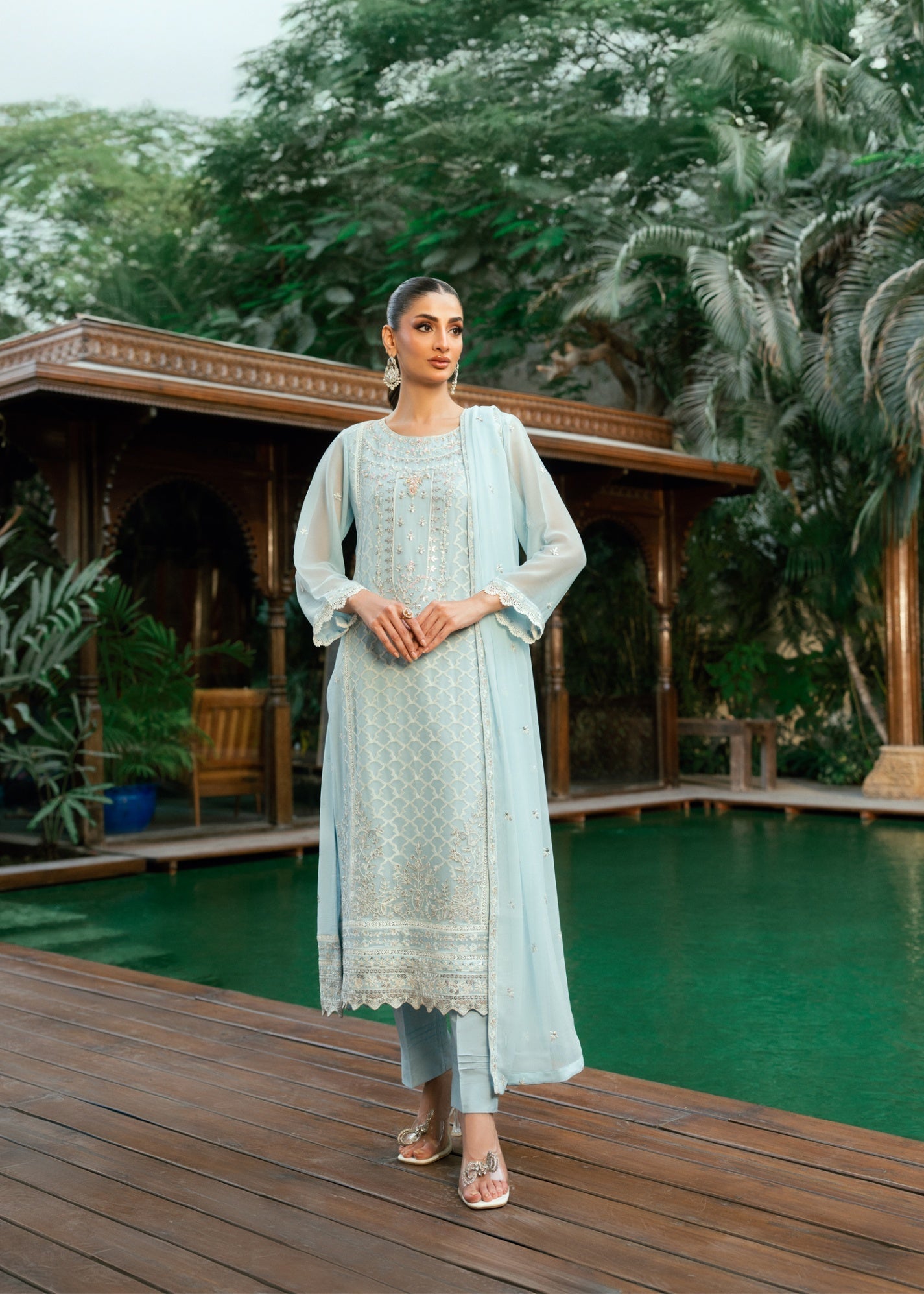 Shamooz Light Blue SEM 0840 Women 3pcs