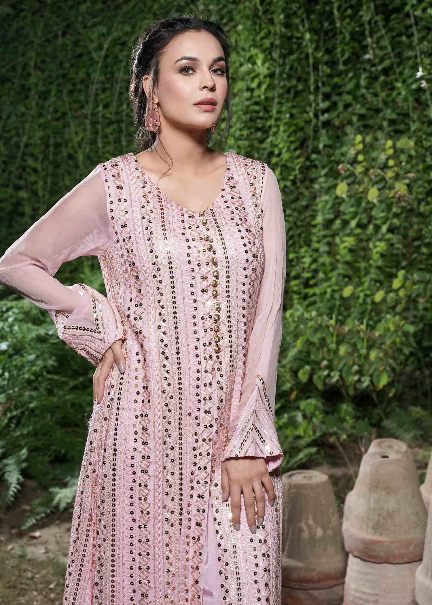 Rang-e-Haya Ufaq/Pink Women 4pcs