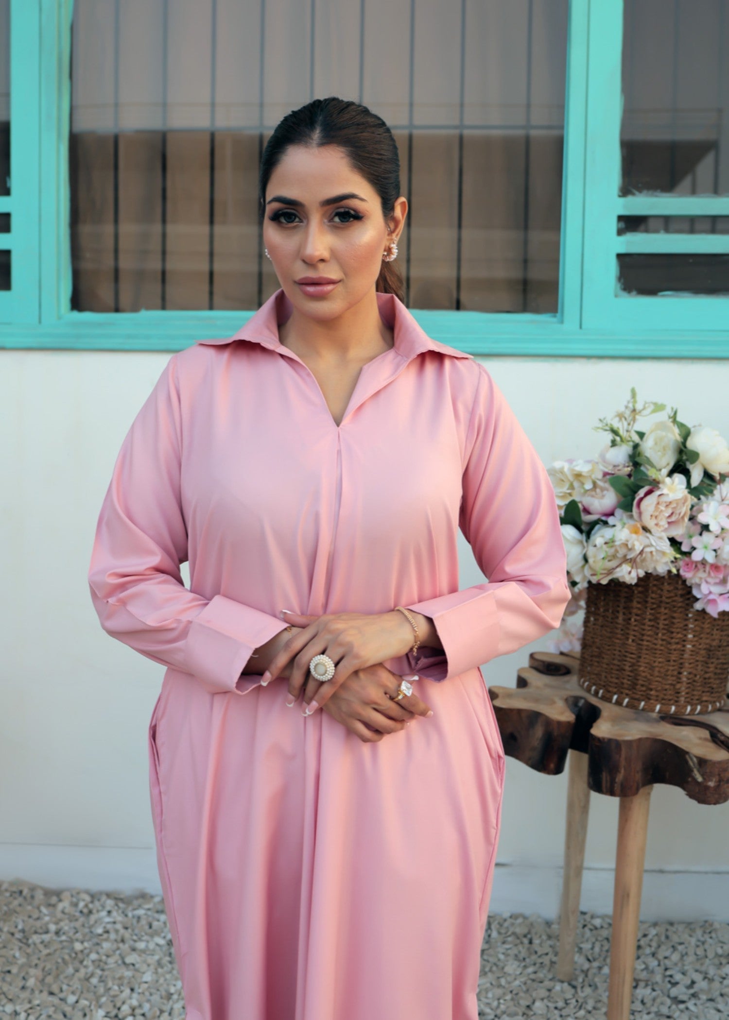 Tng (The Next Generation) Saya Co Ord Set | Soft Pink Women 2pcs