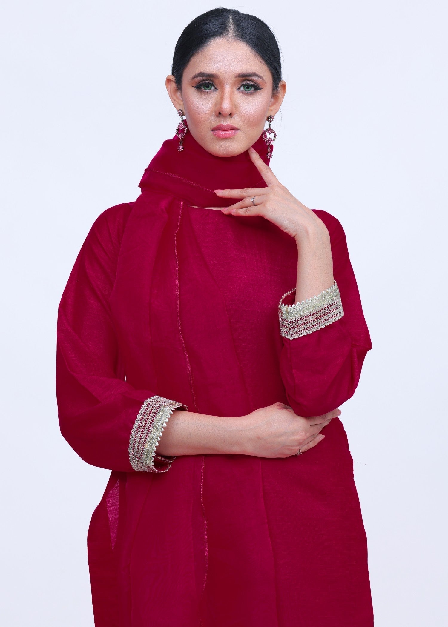 Eshals Wardrobe Farshi Shalwar Dress Women 3pcs