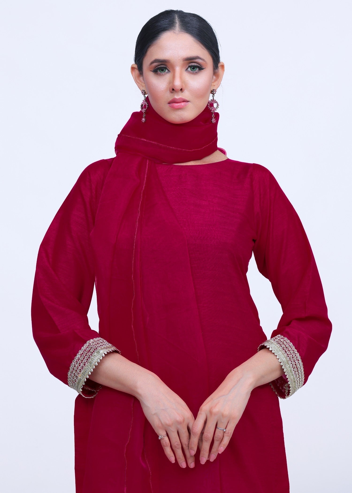 Eshals Wardrobe Farshi Shalwar Dress Women 3pcs