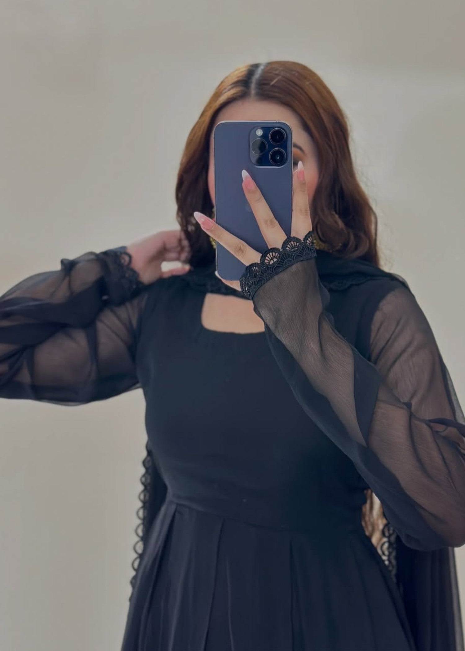 Noorey Libas Koh e Noor black Maxi Women 2pcs