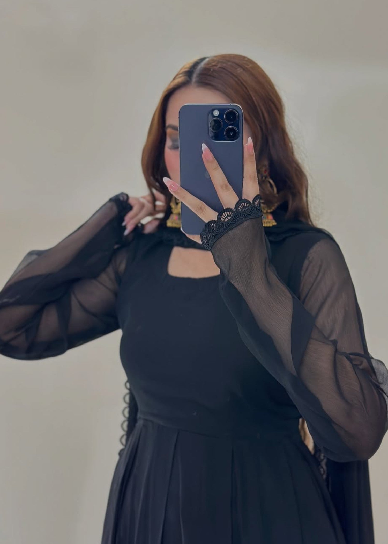 Noorey Libas Koh e Noor black Maxi Women 2pcs