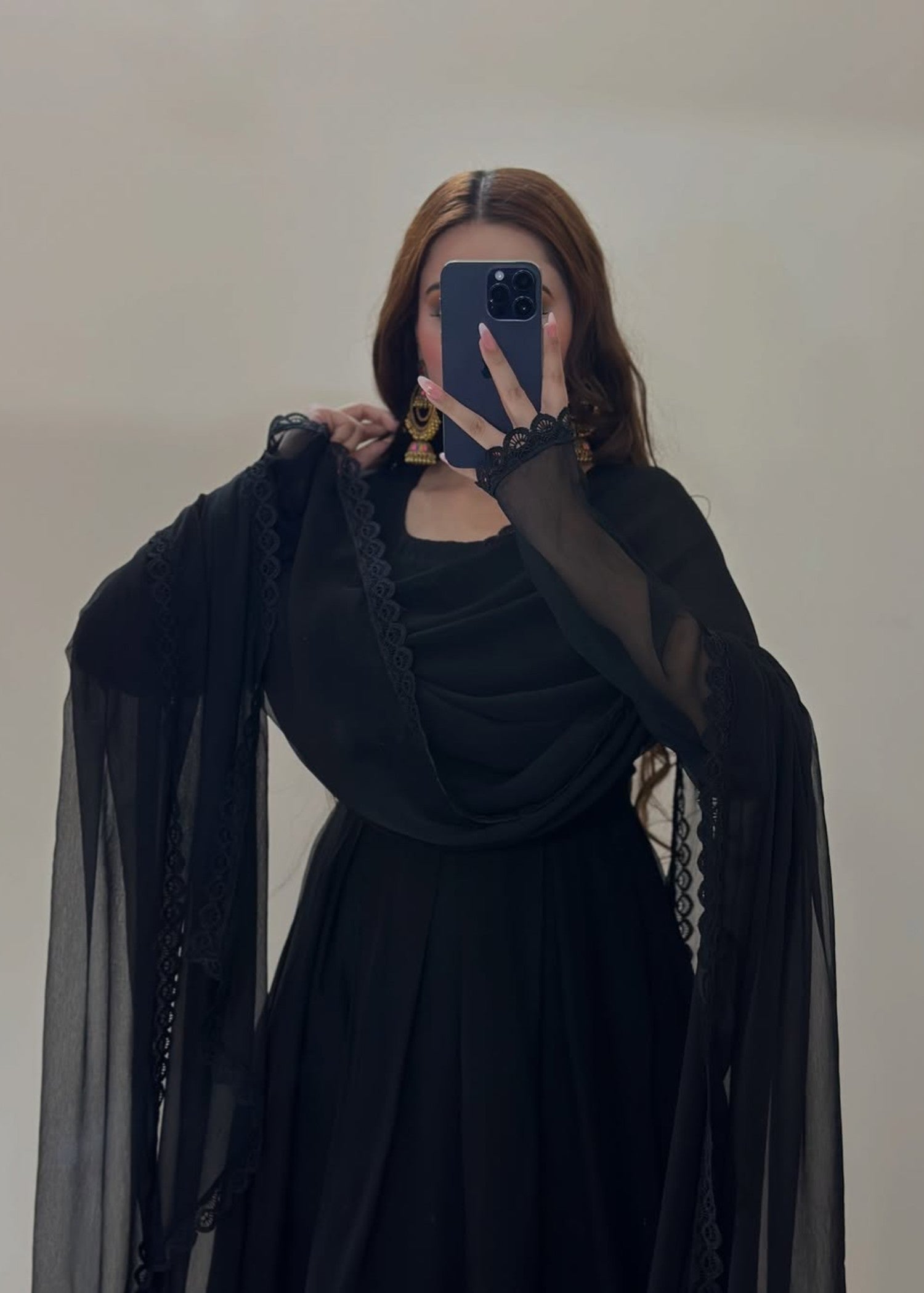 Noorey Libas Koh e Noor black Maxi Women 2pcs