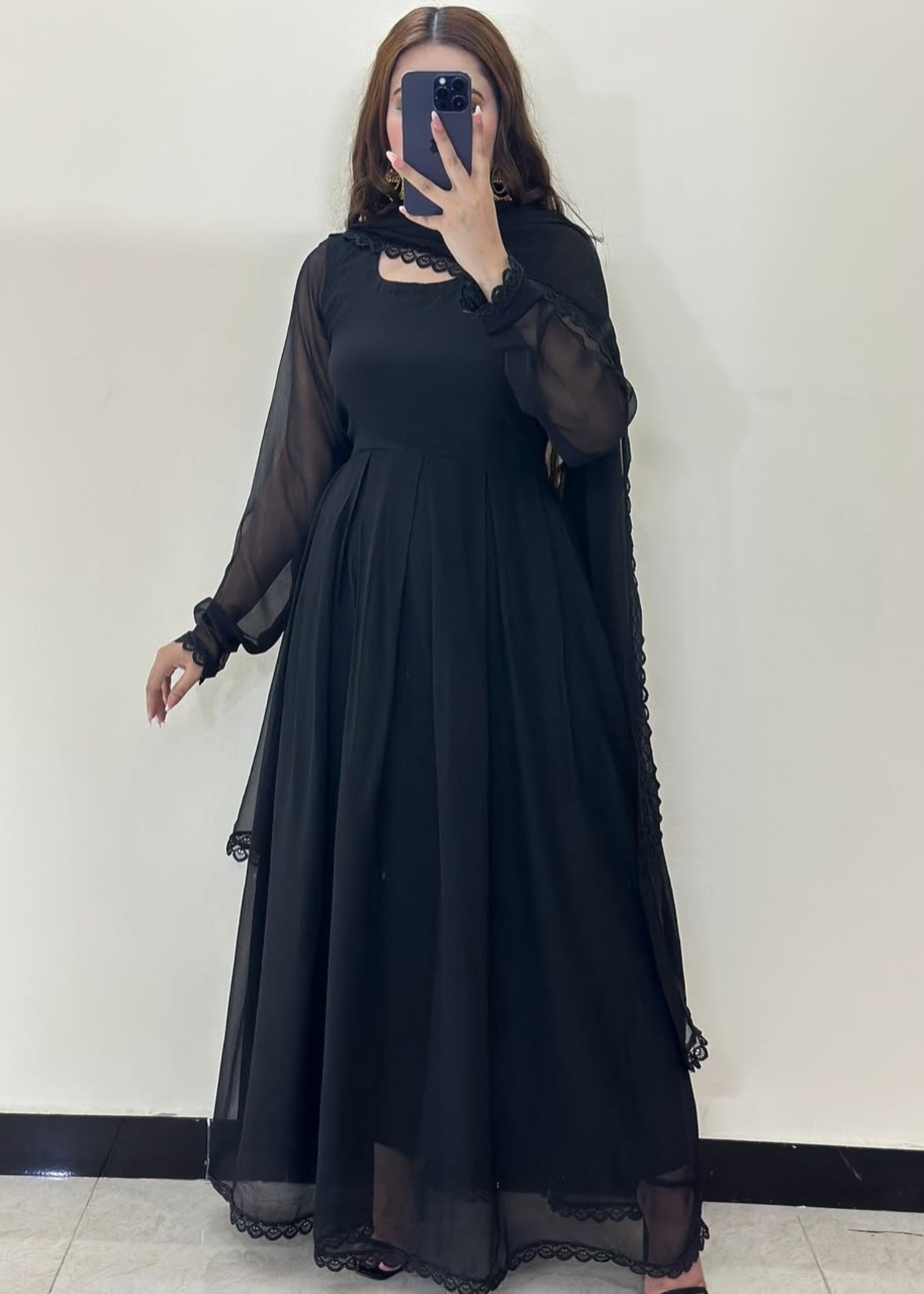 Noorey Libas Koh e Noor black Maxi Women 2pcs