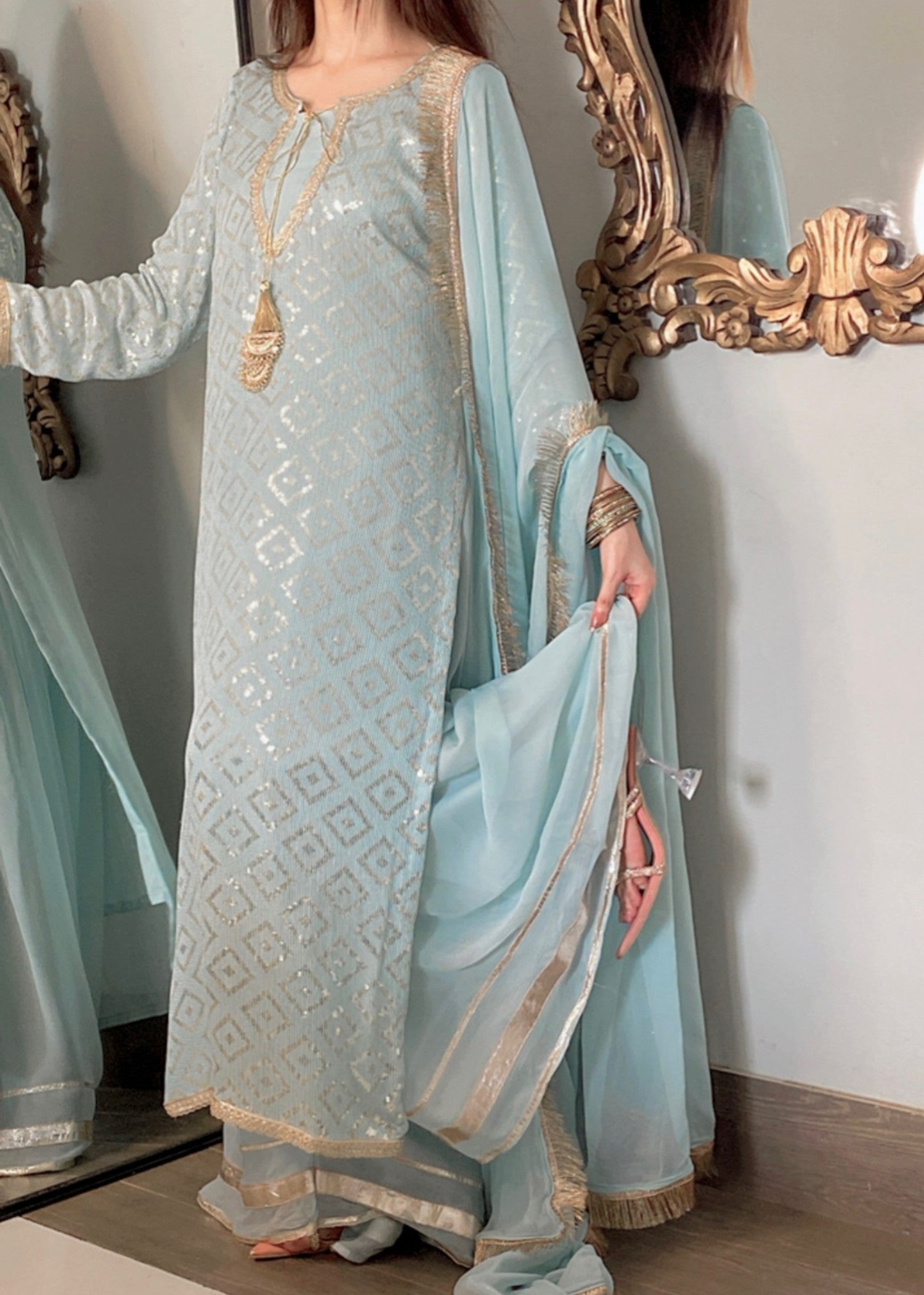 Noorey Libas Bember Stari Women 4pcs