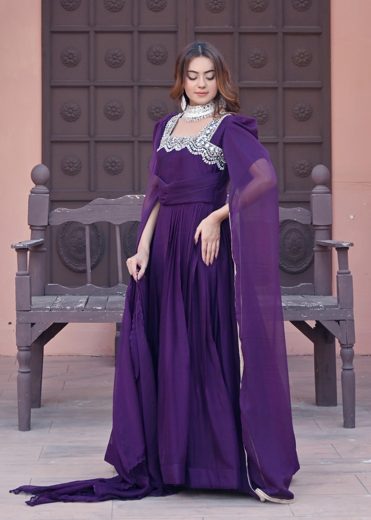 Miss & Mrs Purpal miror Women 3pcs