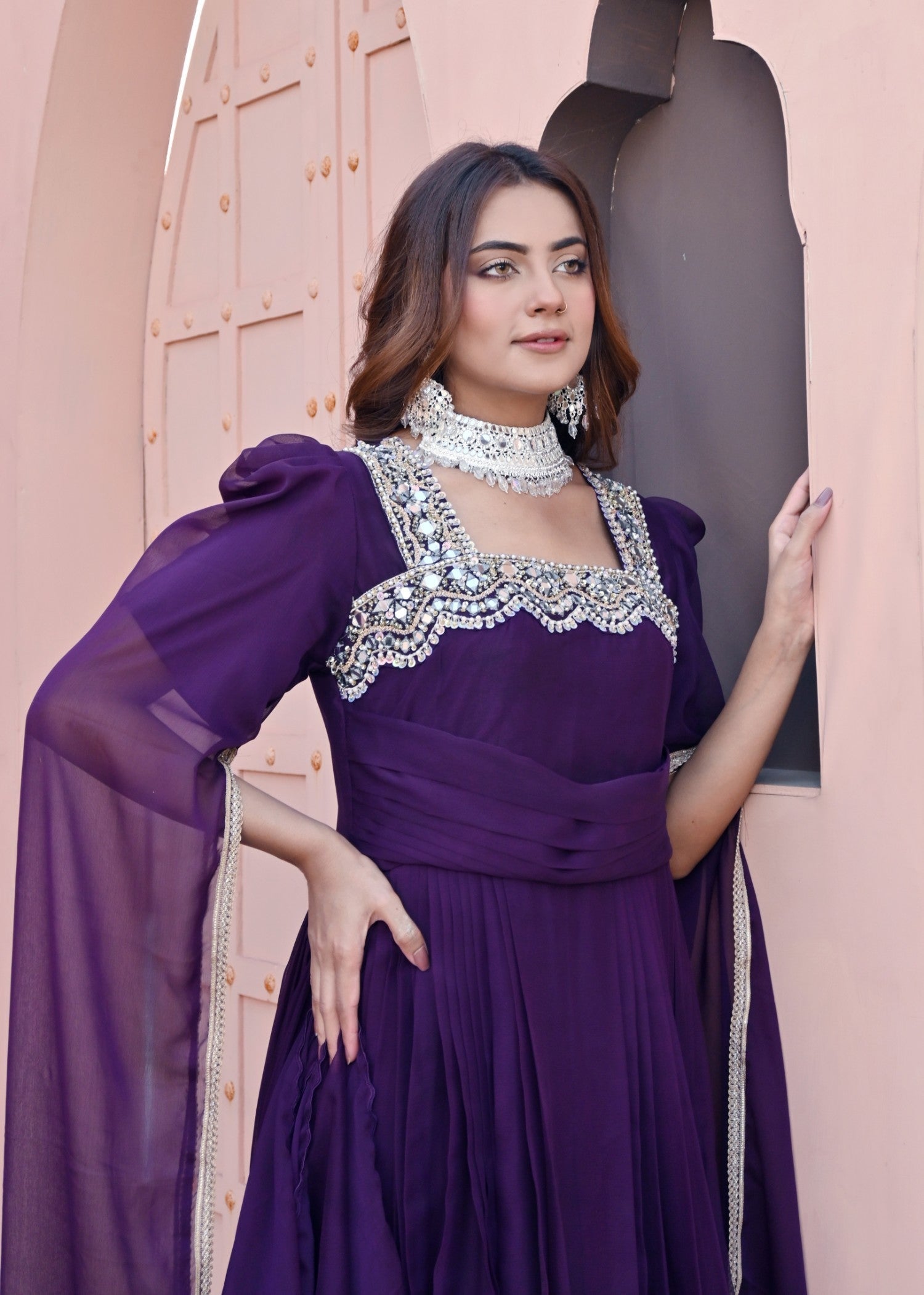 Miss & Mrs Purpal miror Women 3pcs