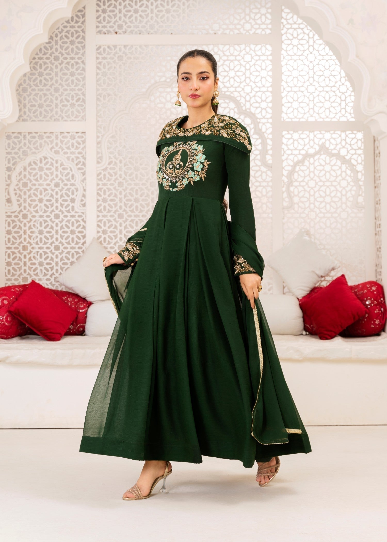 Miss & Mrs Phank bottle green Women 3pcs