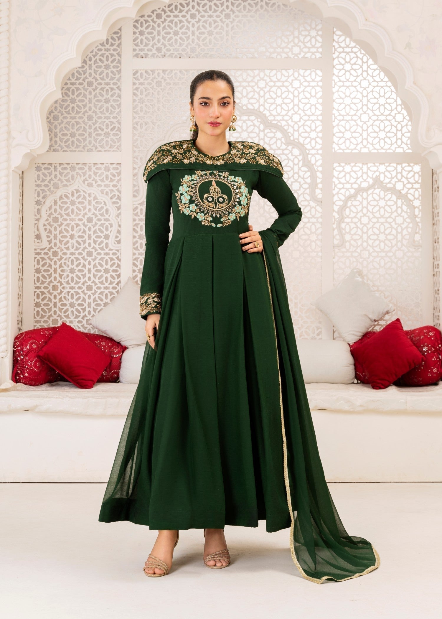 Miss & Mrs Phank bottle green Women 3pcs