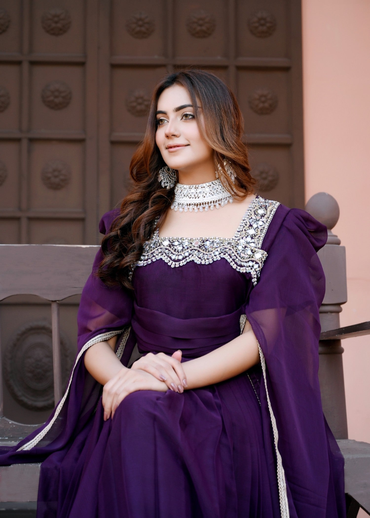 Miss & Mrs Purpal miror Women 3pcs