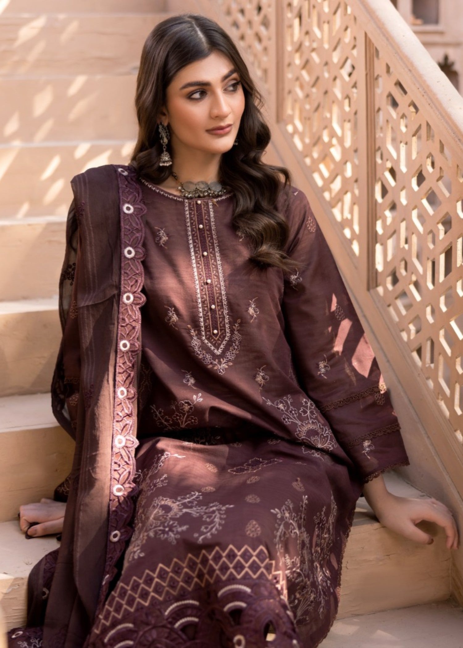 Miss & Mrs Lawn blossom br. Women 3pcs