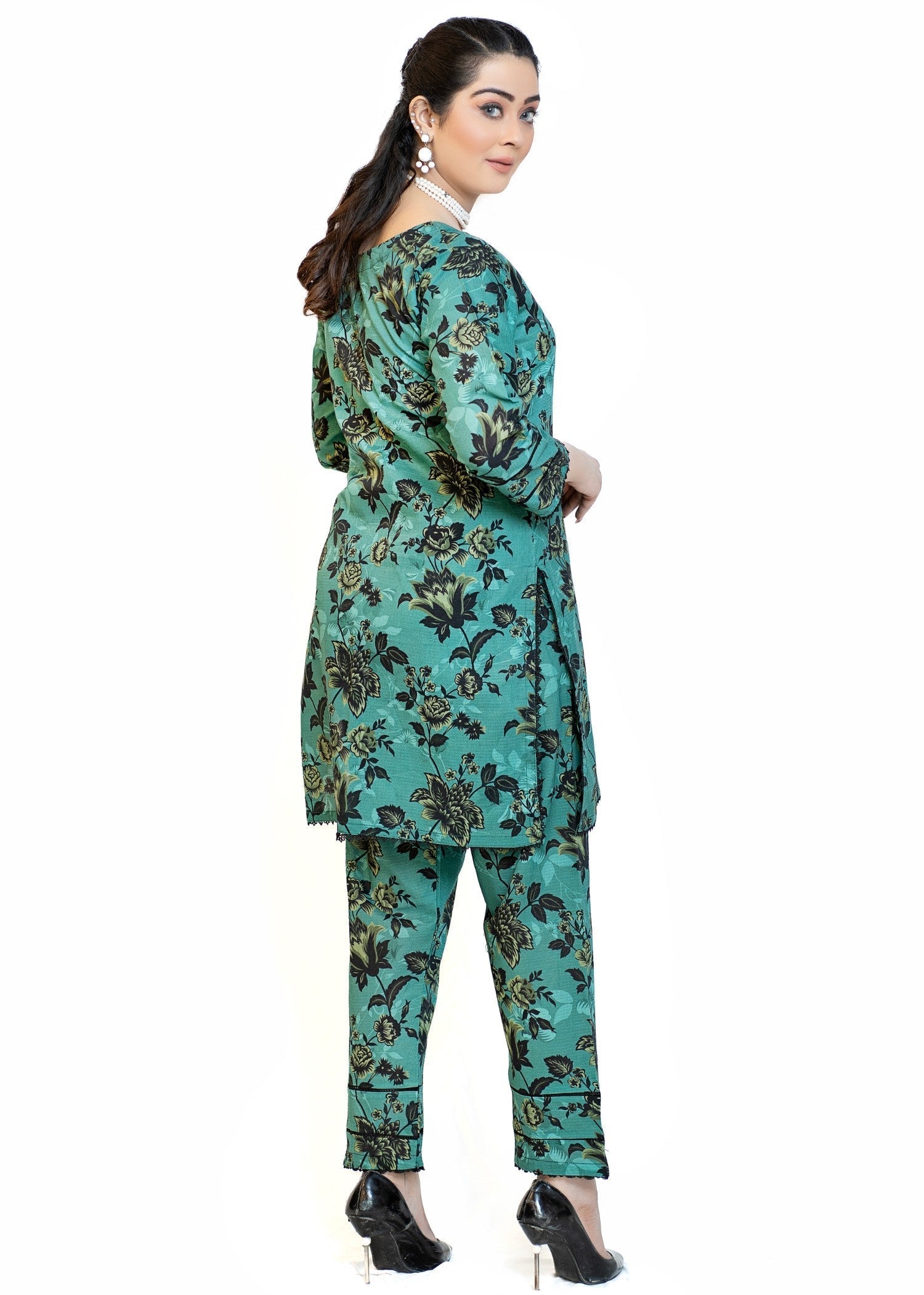 Miss & Mrs 2 pic print sg Women 2pcs