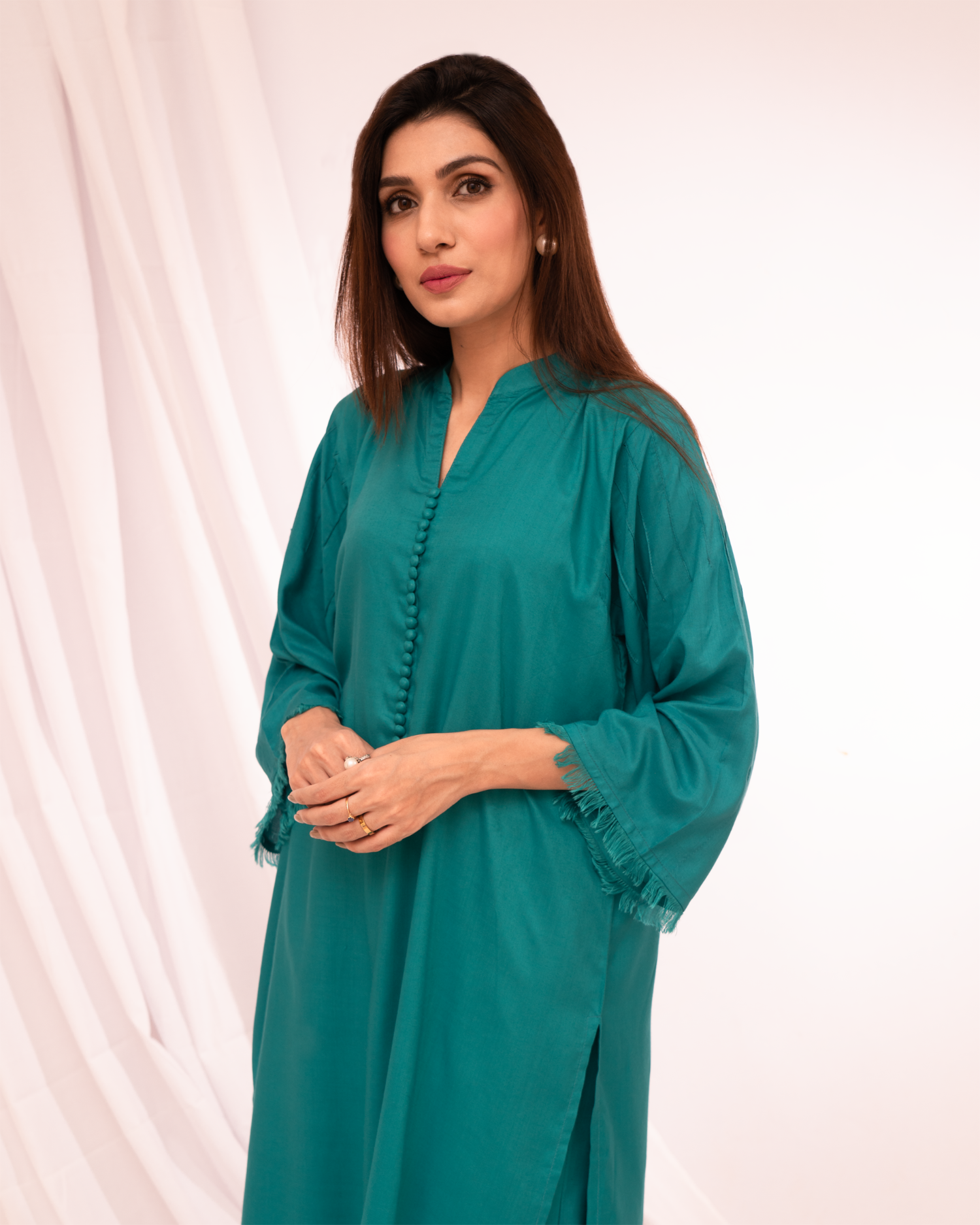 Jannat Tahir Teal Women 2pcs