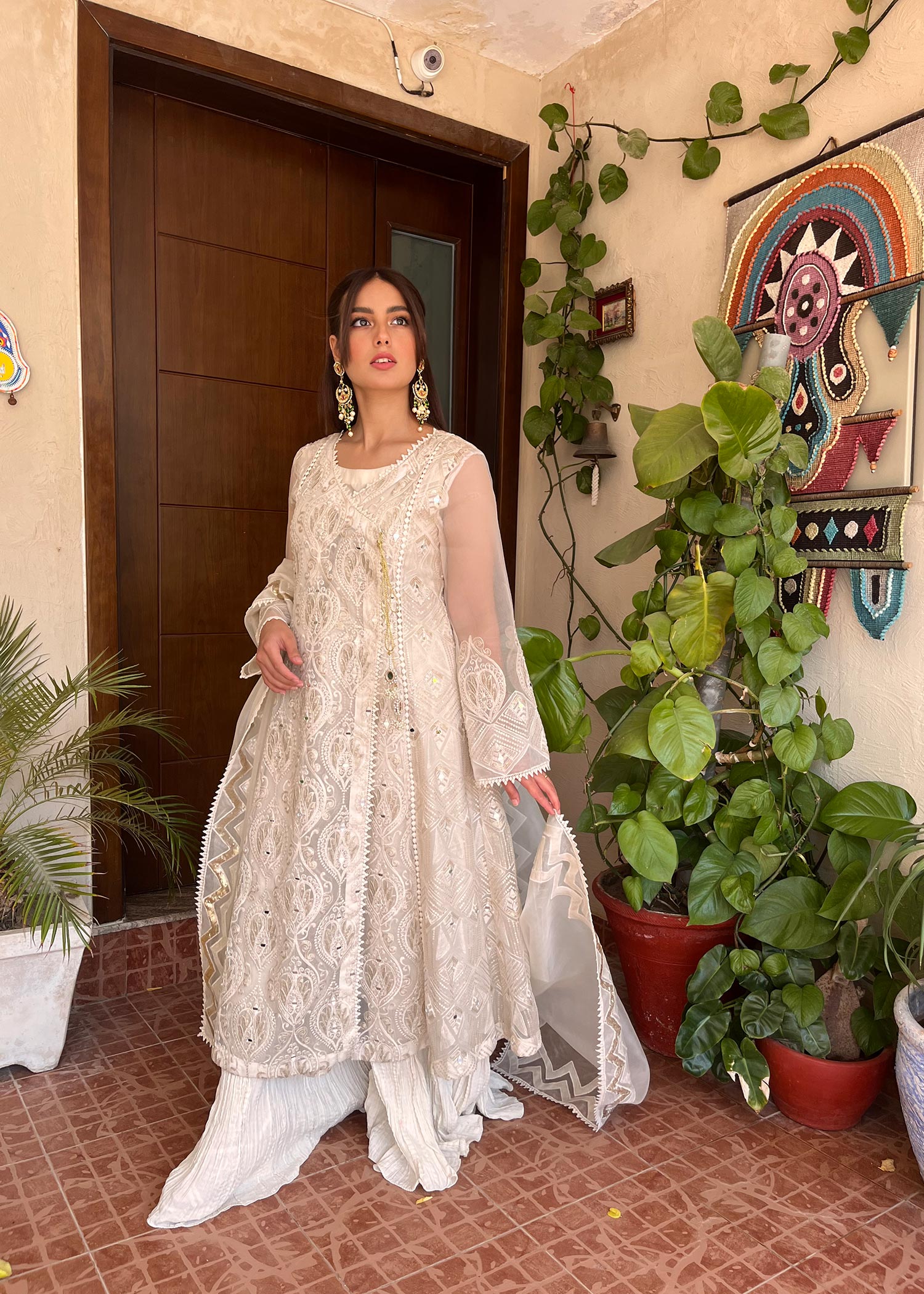 Rang-e-Haya Lily (Ash White) Women 4pcs