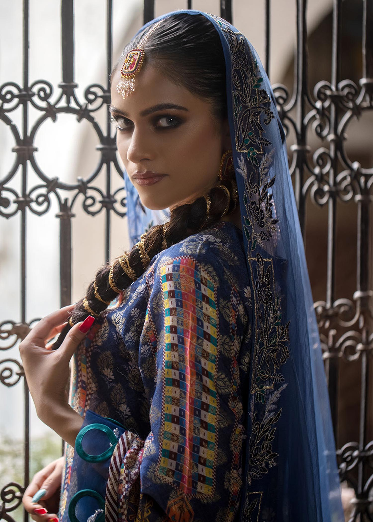 Madame Embroidered Jacquard Suit 2517 Women 3pcs