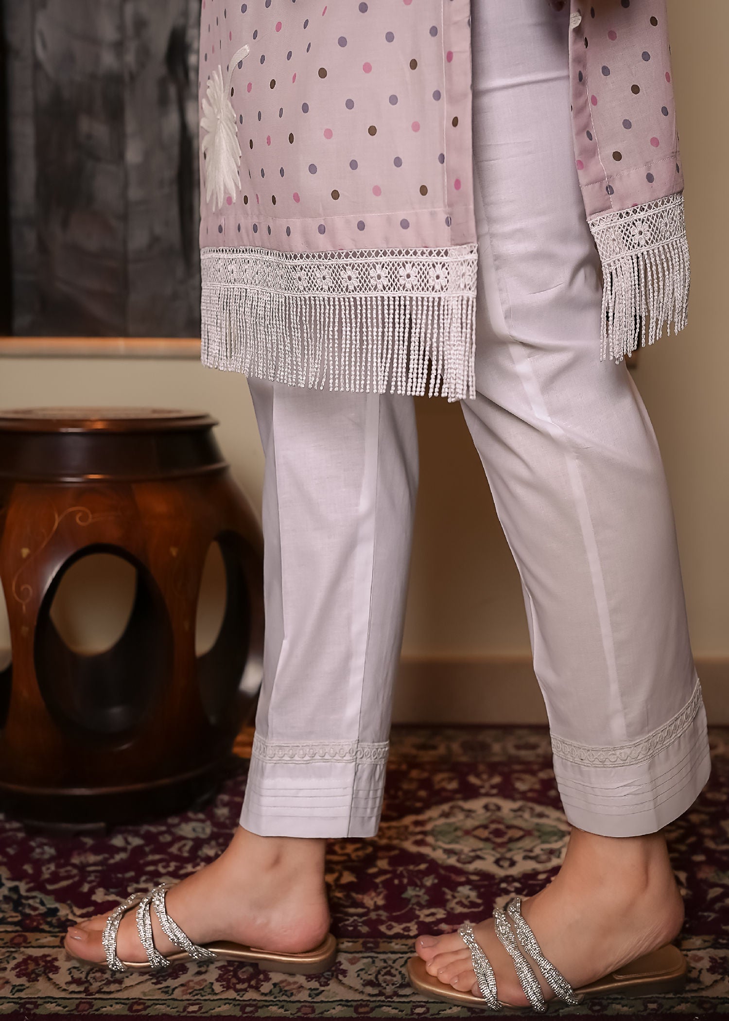 Ombrella Official Pink Polka Dots Women 2pcs