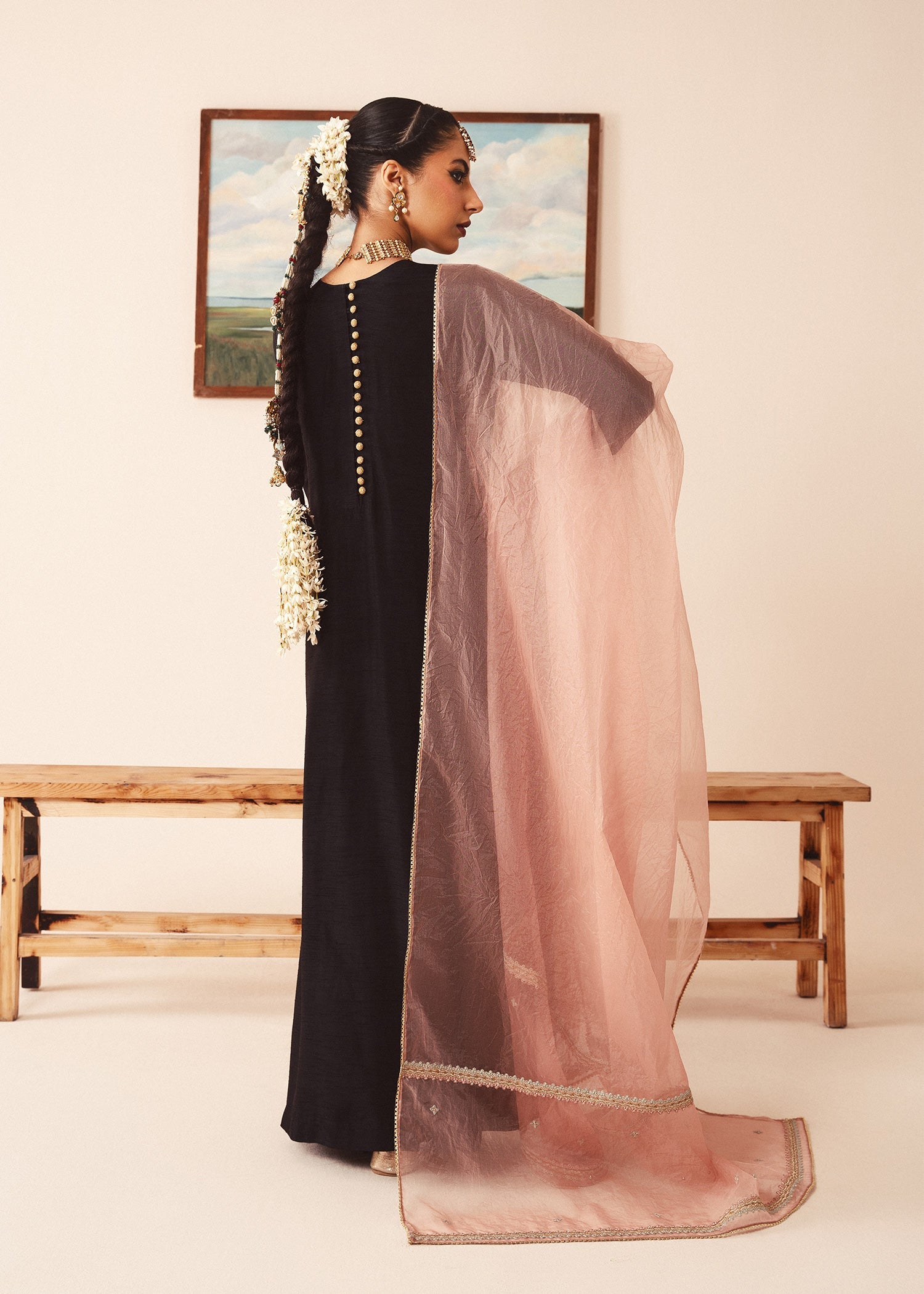 Rang-e-Haya Misty (Black) Women 3pcs