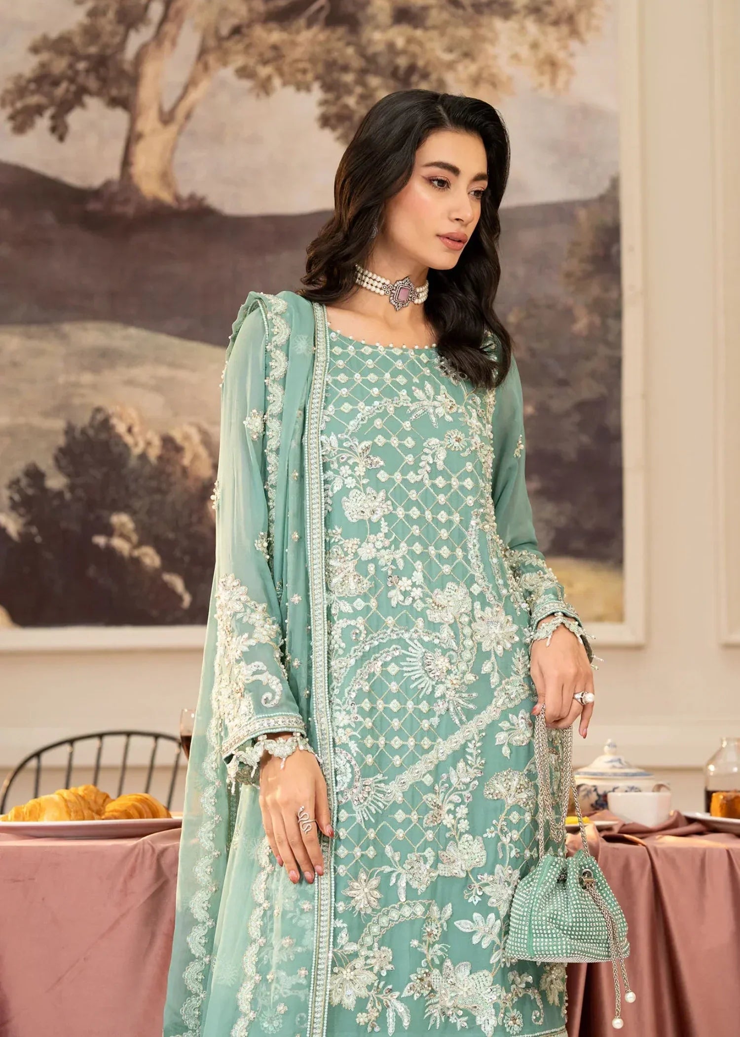 Khurshid Sage Women 4pcs