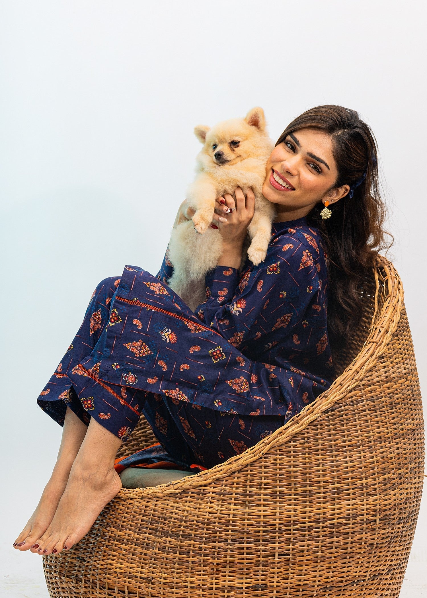 Mahrukh Gul Couture & Rakhtaa Blue blooms 006 Women 2pcs