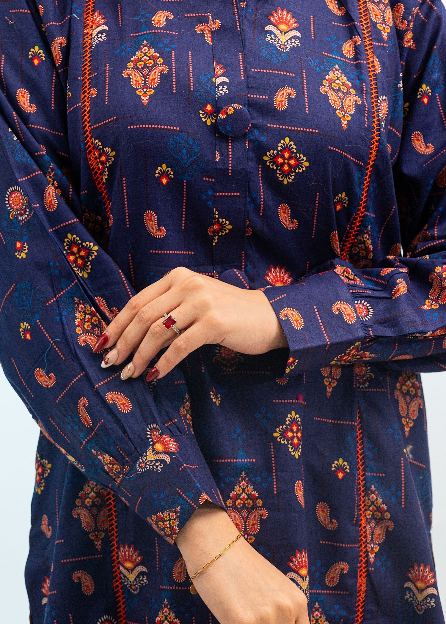 Mahrukh Gul Couture & Rakhtaa Blue blooms 006 Women 2pcs