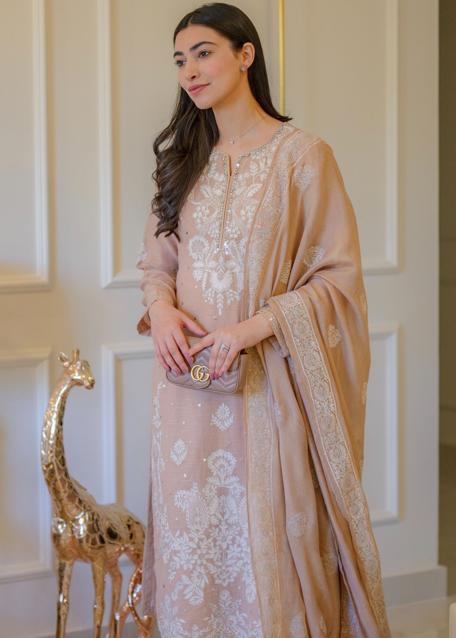 Hues Atelier Nude and White Women 3pcs