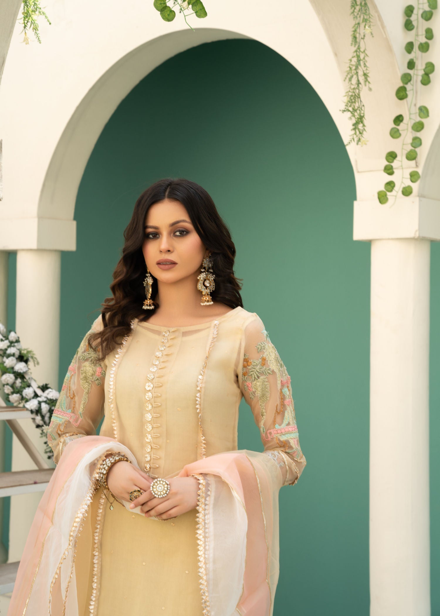 Hem Lotus Outfit Lemon Yellow Women 4pcs