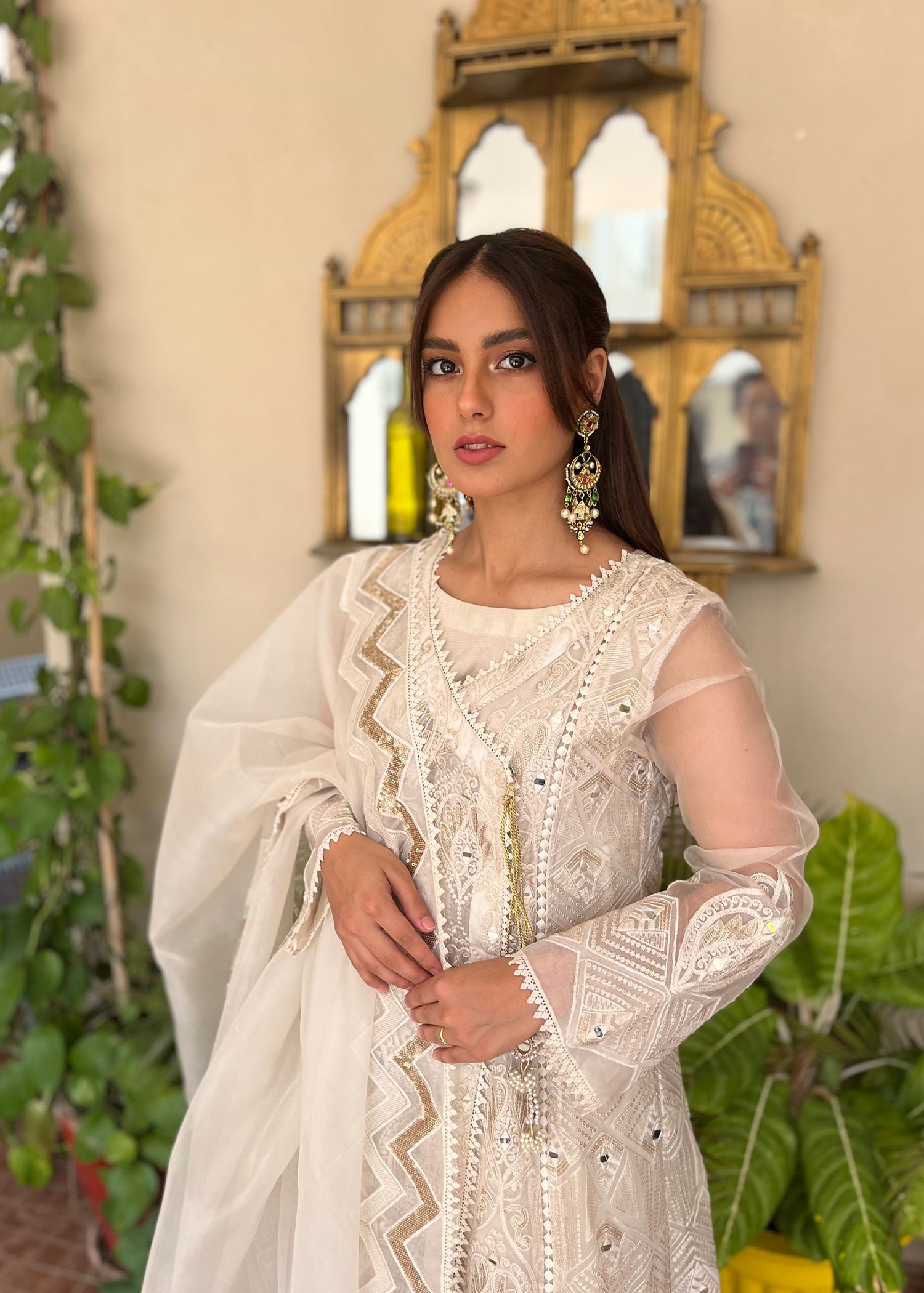 Rang-e-Haya Lily (Ash White) Women 4pcs