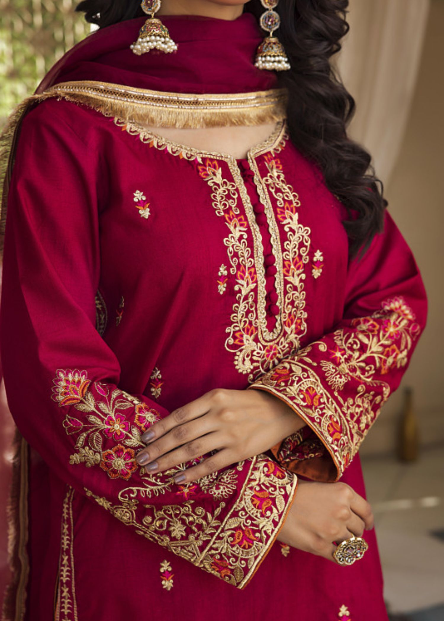 Meeraki Gulabi Women 3pcs